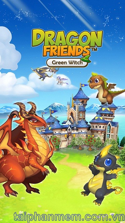 Game trang trại nuôi rồng Dragon Friends: Green Witch cho Android